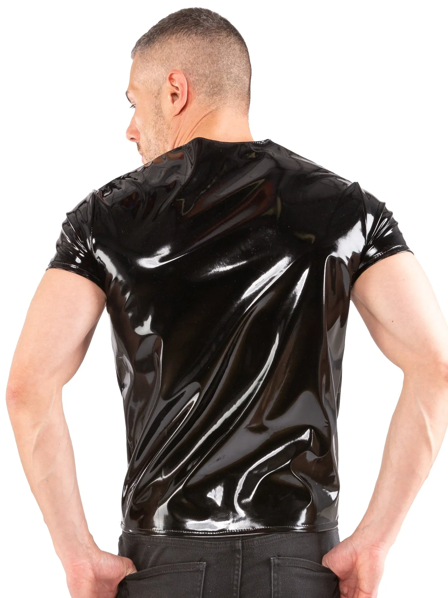 Secret Sale - PVC Round Neck T Shirt