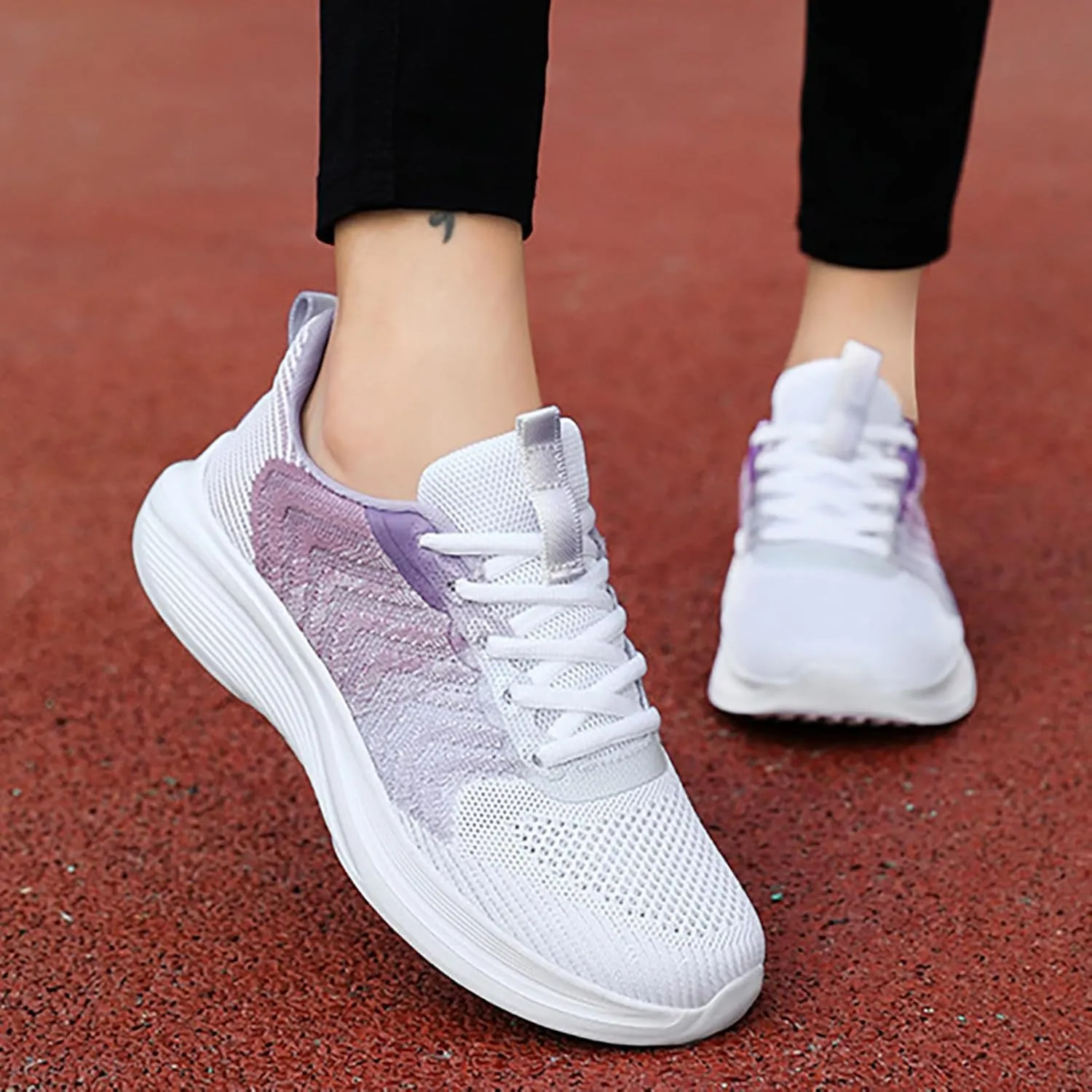 Sneakers for Men Dress Shoes for Women Women's White Fashion Sneakers Loafers for Women Casual Loafers for Women Comfort Slip On Sneakers Women Arch Support