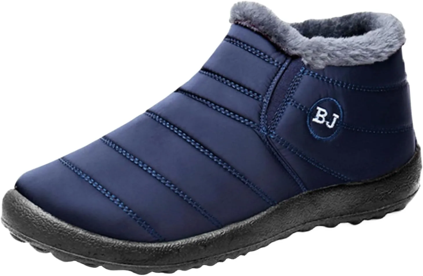 Snow Boots for Women Waterproof Winter Boots Anti-Slip Ankle Booties Slip On Warm Fur Lined Comfortable Womens Sneaker
