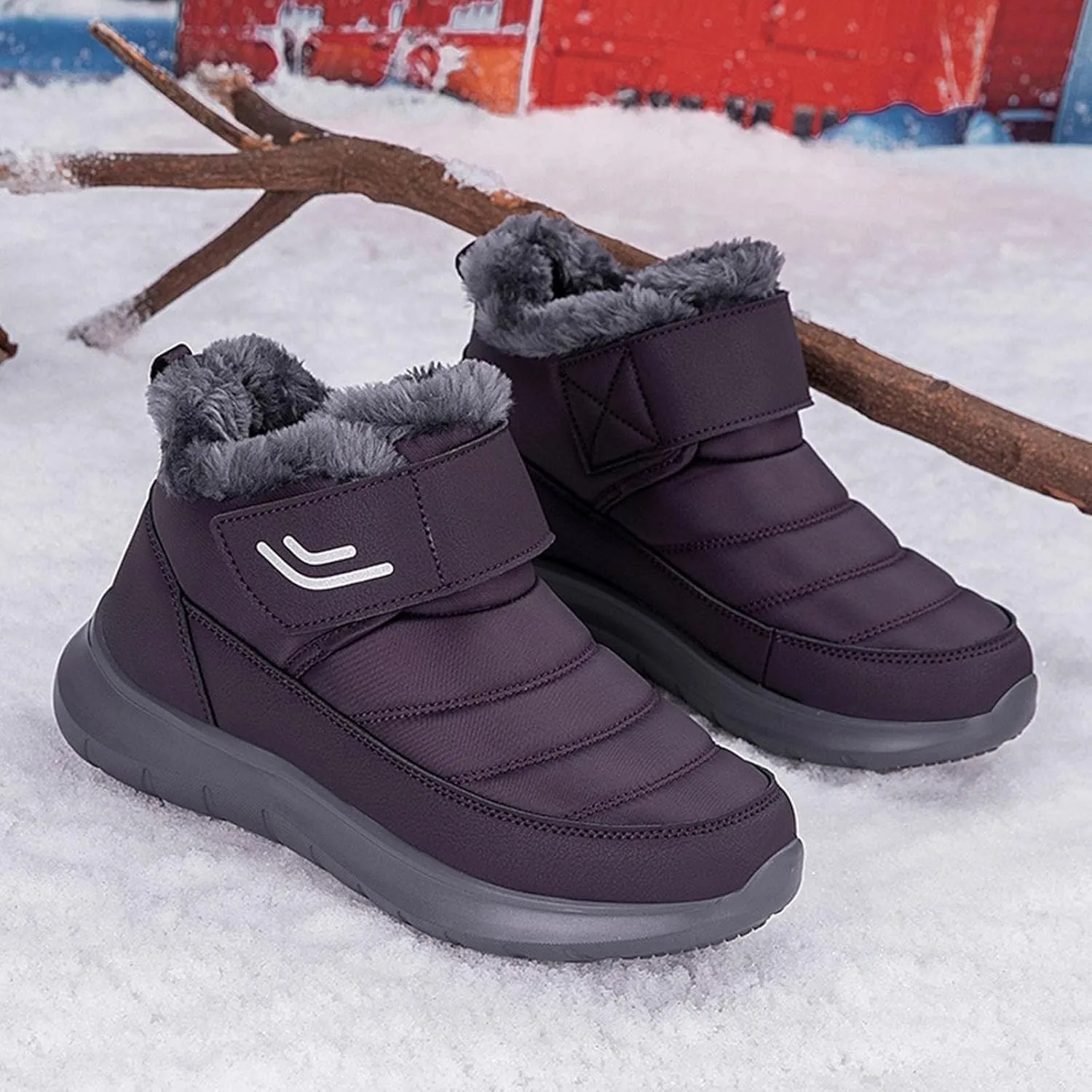 Snow Boots Men Wear And Anti Slip Snow Boots Cotton Shoes Outdoor Sports Shoes Mens Hunting Boots