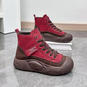 Soft Leather Lightweight Sports Shoes