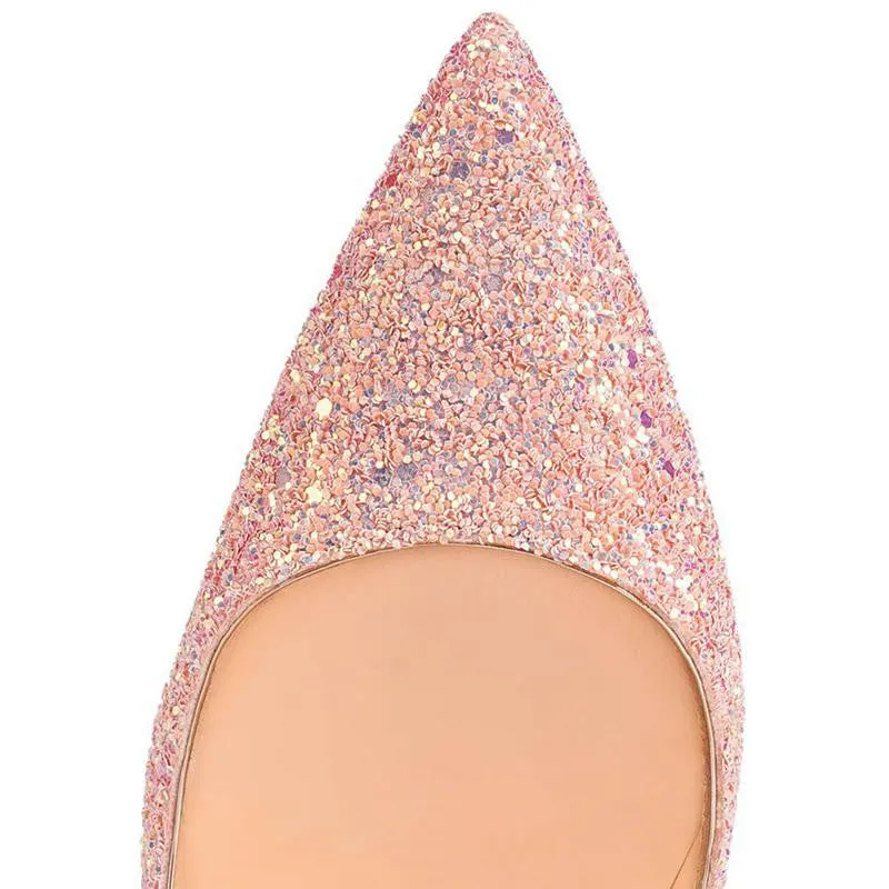 Soulmates Bridal Shop / Women Classic Stiletto Glitter Bridal Shoes