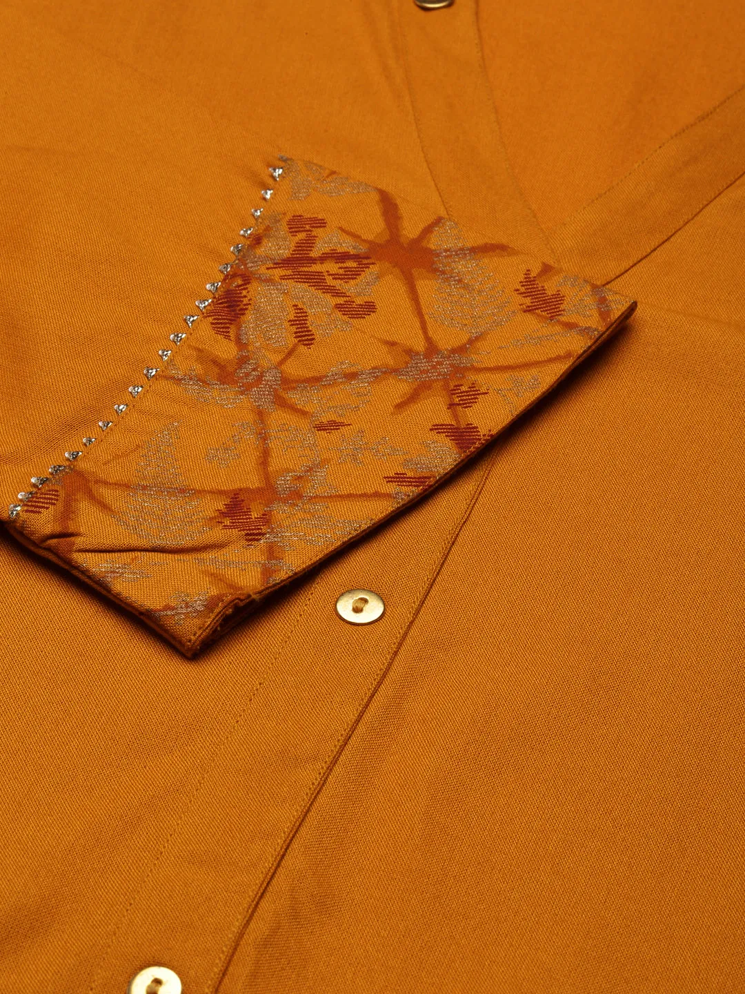 Stylish Mustard Printed Kurta