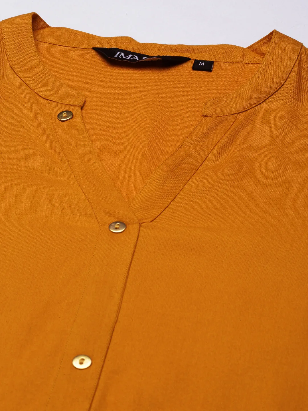 Stylish Mustard Printed Kurta