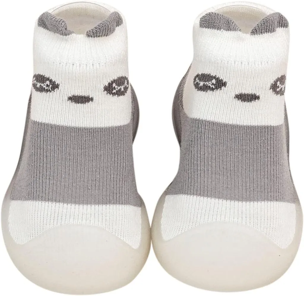 Summer and Autumn Comfortable Infant Toddler Shoes Cute Pattern Colorblock Children Mesh Toddler (Grey, 12-18 Months)