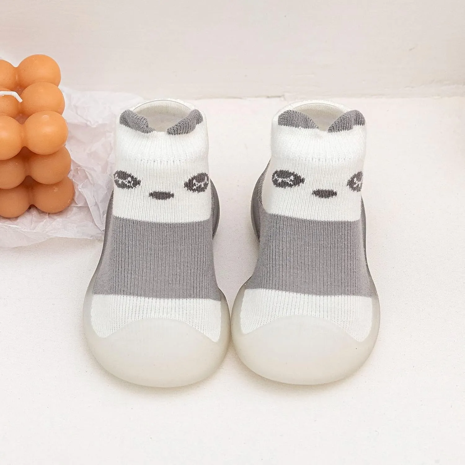 Summer and Autumn Comfortable Infant Toddler Shoes Cute Pattern Colorblock Children Mesh Toddler (Grey, 12-18 Months)