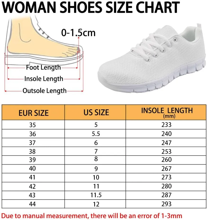 Walking Shoes for Women Men Novelty Lightweight Tennis Sneakers Comfort Athletic Train Running Jogging Shoes