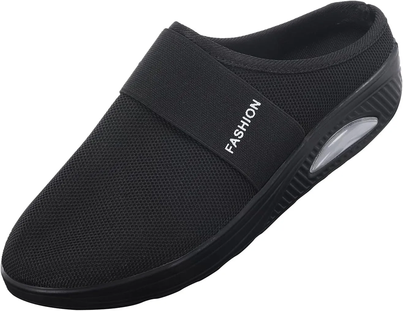 Women's Backless Walking Sneakers Summer Slip-on Tennis Shoes Womens Mesh Breathable Dress Casual Shoes Waterproof Sneakers Black Tennis Shoe White Loafers