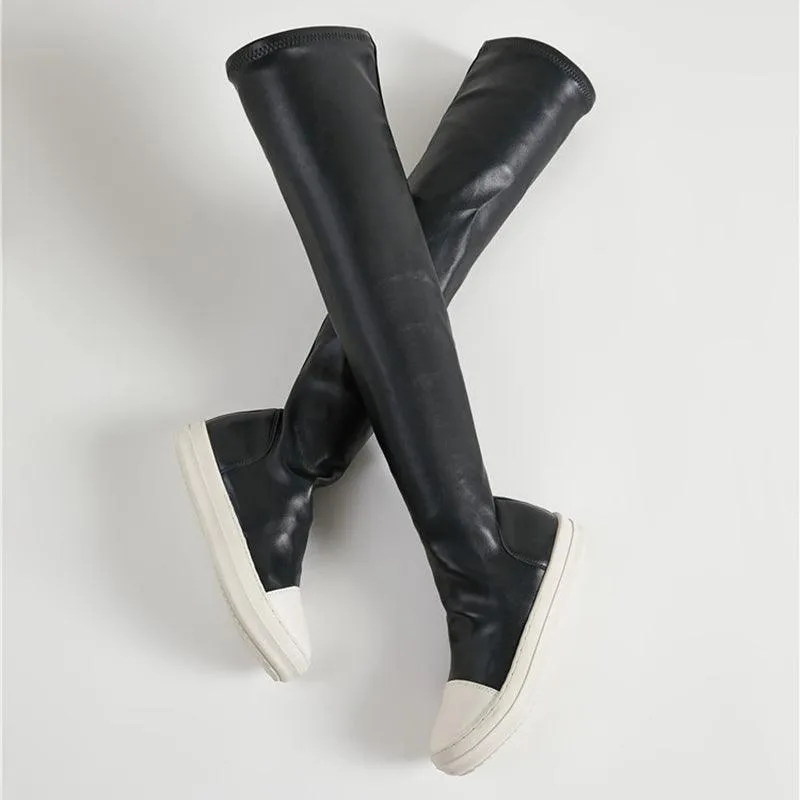 Women’s Over-the-Knee Platform Boots – Waterproof & Warm