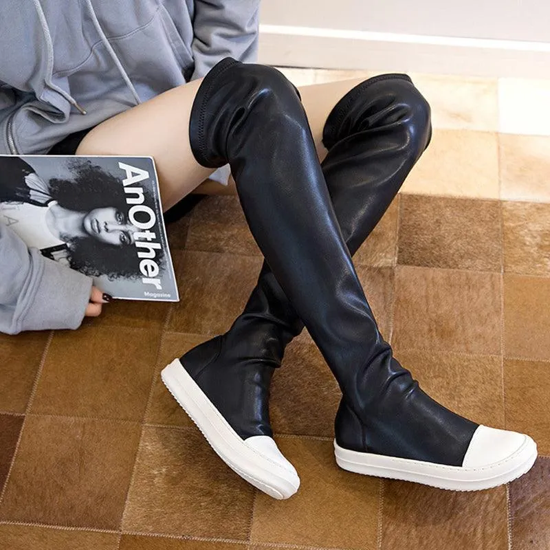 Women’s Over-the-Knee Platform Boots – Waterproof & Warm