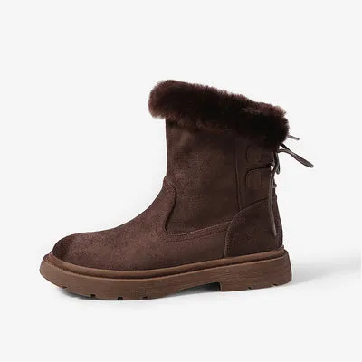 Womens Warm Plush Winter Boots Super Warm and Comfortable Winter Shoes