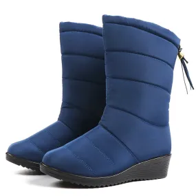 Women's Waterproof Warm Fur Snow Boots
