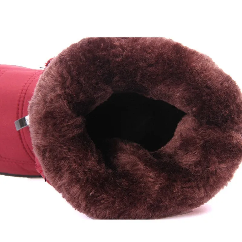 Women's Waterproof Warm Fur Snow Boots