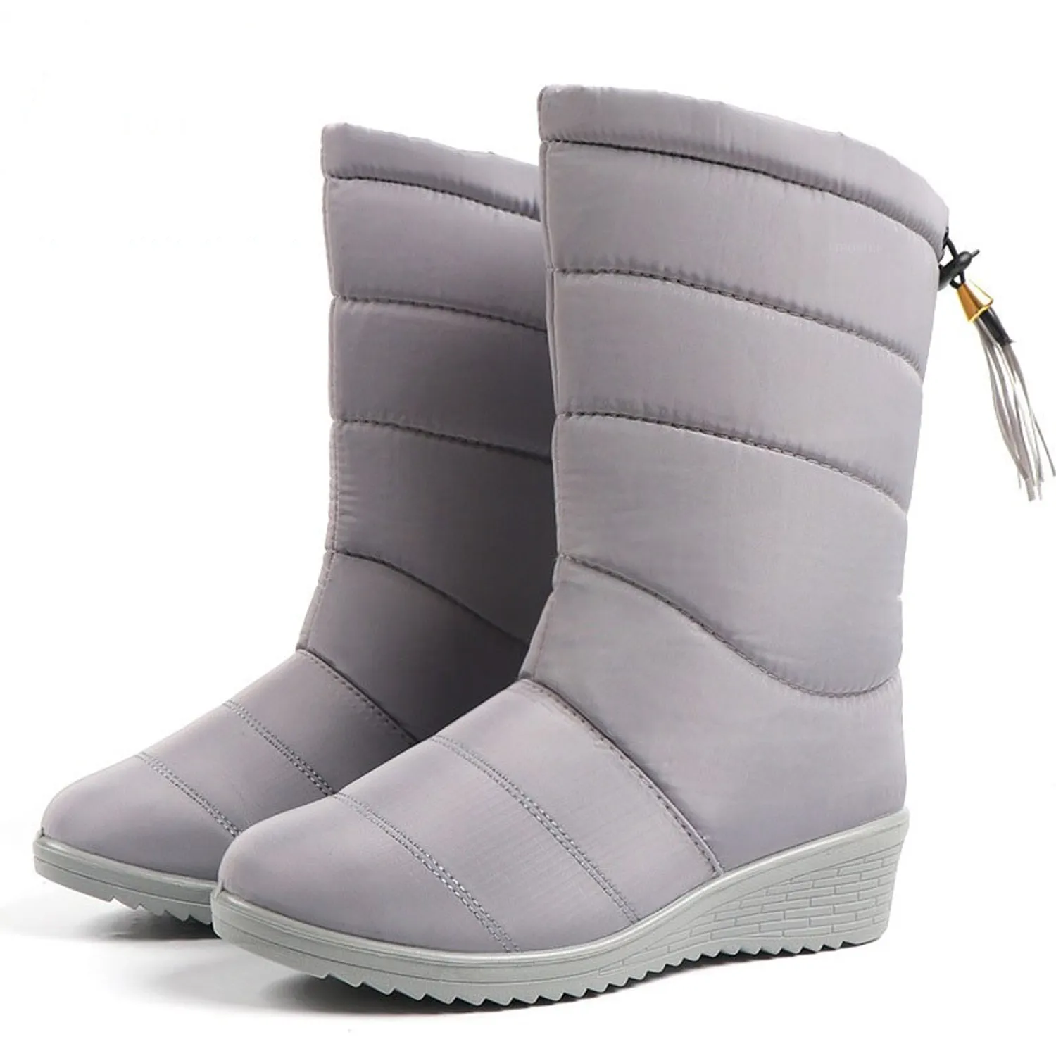 Women's Waterproof Warm Fur Snow Boots