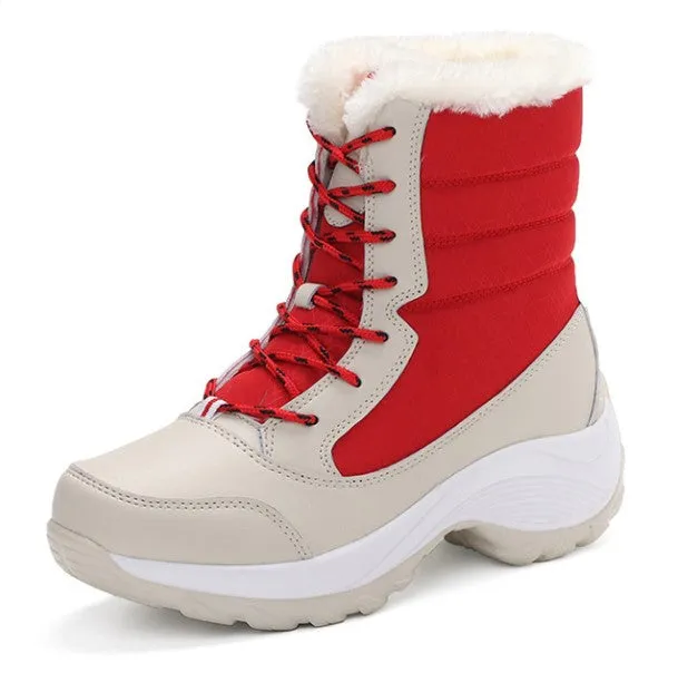 Women's Winter Mid-Calf Warm Snow Boots