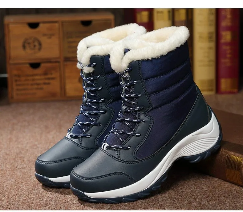 Women's Winter Mid-Calf Warm Snow Boots