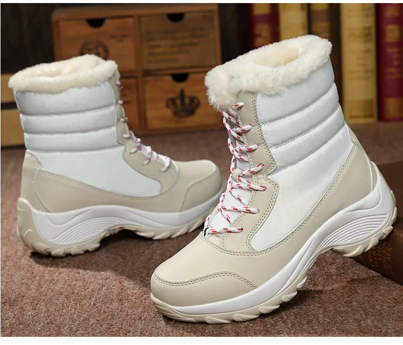 Women's Winter Mid-Calf Warm Snow Boots