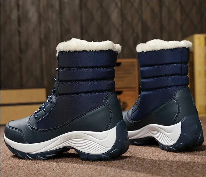 Women's Winter Mid-Calf Warm Snow Boots