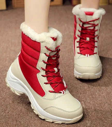 Women's Winter Mid-Calf Warm Snow Boots