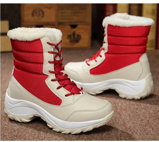 Women's Winter Mid-Calf Warm Snow Boots