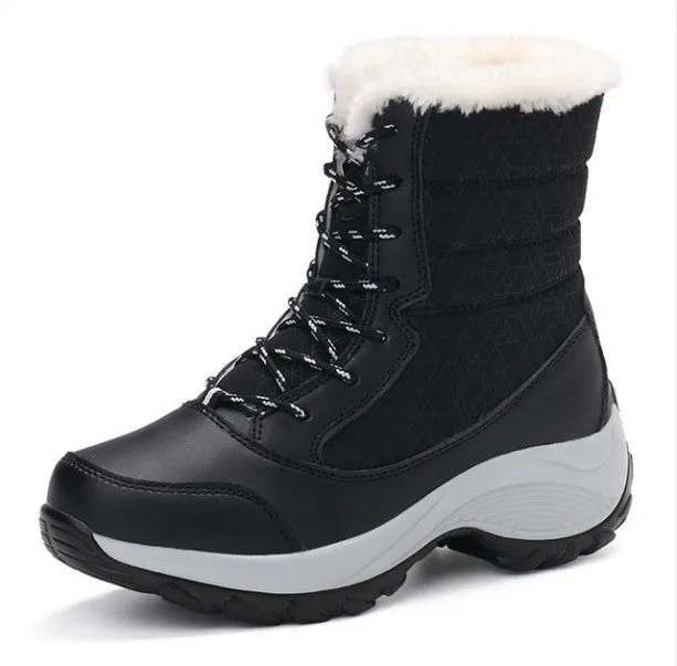 Women's Winter Mid-Calf Warm Snow Boots