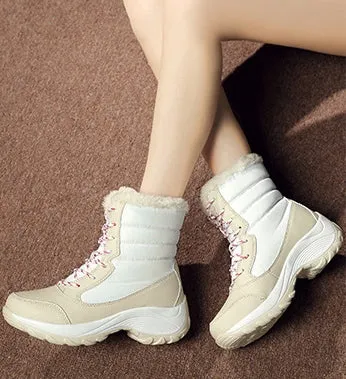 Women's Winter Mid-Calf Warm Snow Boots