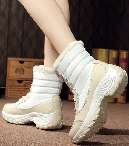 Women's Winter Mid-Calf Warm Snow Boots