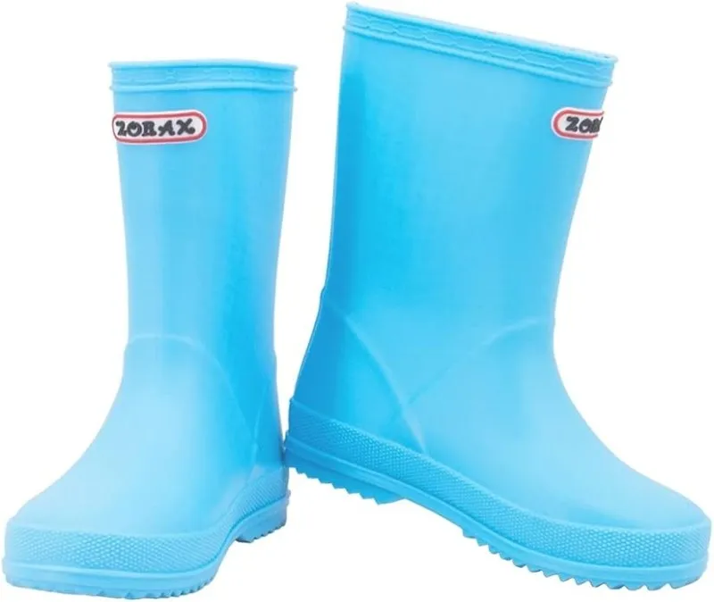 Zorax Girls Boys Waterproof Non-Slip Kids Motorbike Rain Boots Child Shoes Wellies Unisex Children Wellington Boots