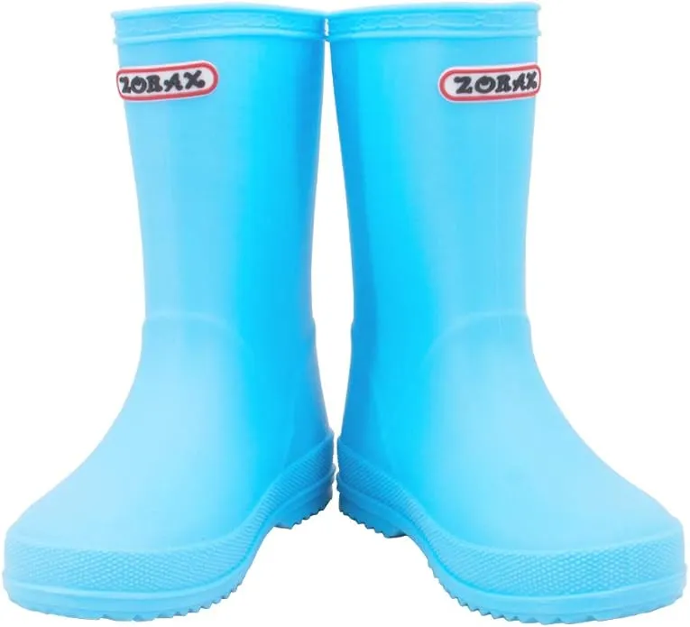 Zorax Girls Boys Waterproof Non-Slip Kids Motorbike Rain Boots Child Shoes Wellies Unisex Children Wellington Boots
